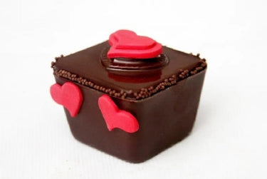 Forma De Chocolate - Forma De Chocolate Especial 3 Partes - Mini Caixa Coração Ponteado - BWB838